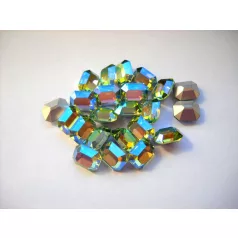   Swarovski szögletes octogon kristály - 10x8 mm - peridot AB