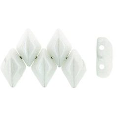 Gemduo 8x5 mm - Luster Opaque White - #L03000 - 5 gr (34 db)