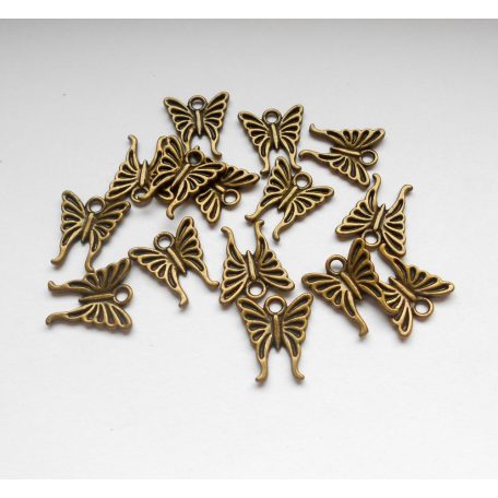 Butterfly pendant 16*15 mm - bronze