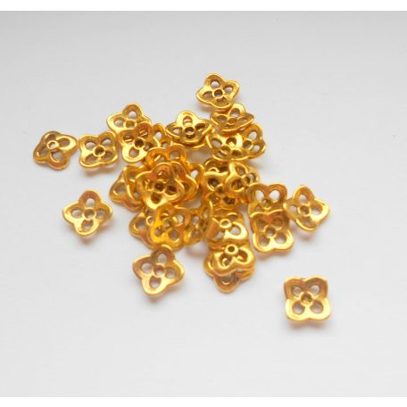 Gyöngykupak - 9*3 mm - antik arany