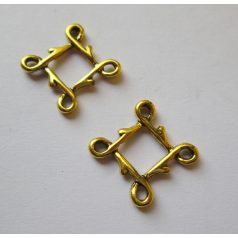Tibetan silver connector 24*20 mm - 1 pair