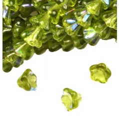 Cseh harangvirág - 8 mm - olivine AB