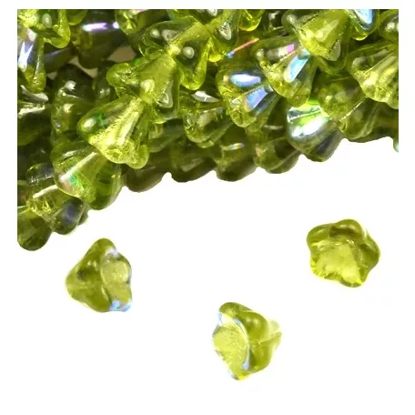 Cseh harangvirág - 8 mm - olivine AB