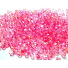 Czech fire polished beads - 4 mm