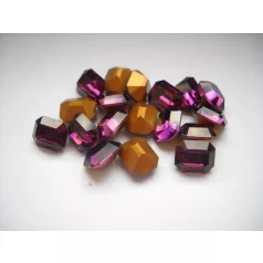 Swarovski szögletes octogon kristály - 10x8 mm - amethyst