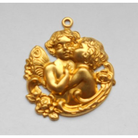 Angel - brass stamping - 60*44 mm