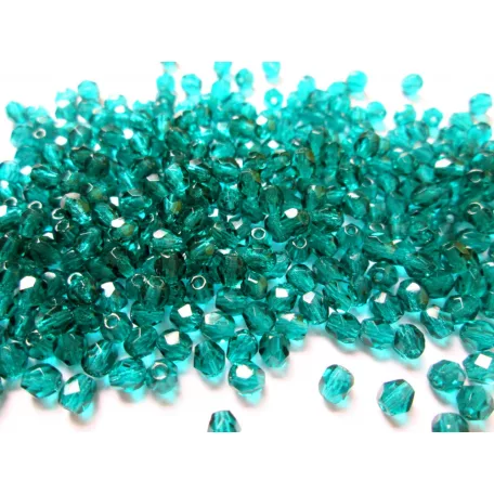 Czech fire polished beads - 4 mm