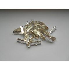 Szalagvégzáró - 16x6 mm - 6 db - platina