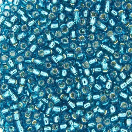 Toho 11/0 - #23BDA - Aqua Light Green Silver Lined  - 10 gr