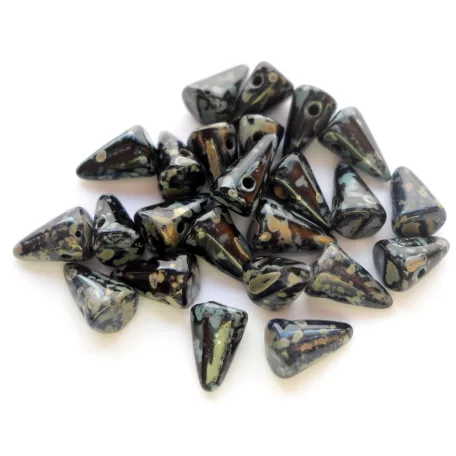 Cseh tüske - 8*5 mm - jet picasso