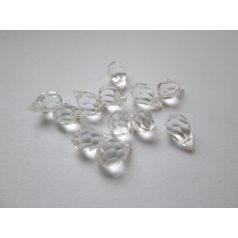 Preciosa kristály briolette - 10x6 mm - kristály