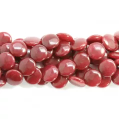 Vörös jade lencse - 20 mm