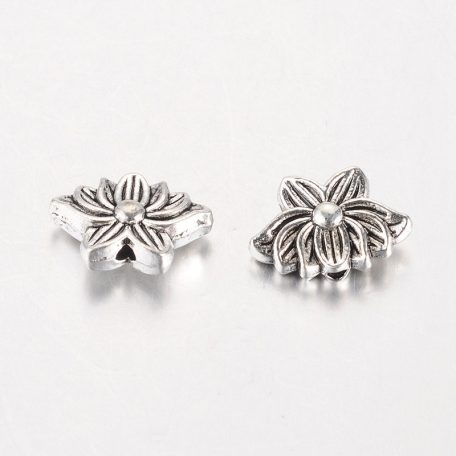Metal spacer beads 10 mm - 4 pcs