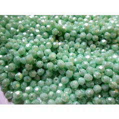 Czech fire polished beads - 4 mm