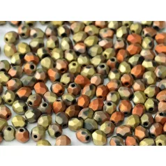 Czech fire polished beads - 4 mm
