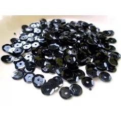 Sequins - 7 mm - Black - 2gr