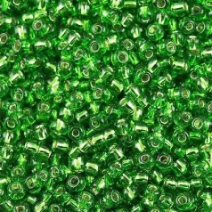 Toho 11/0 - #27 - Kelly Green Silver Lined  - 10 gr