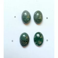 Moha achát kaboson  - 14x10 mm