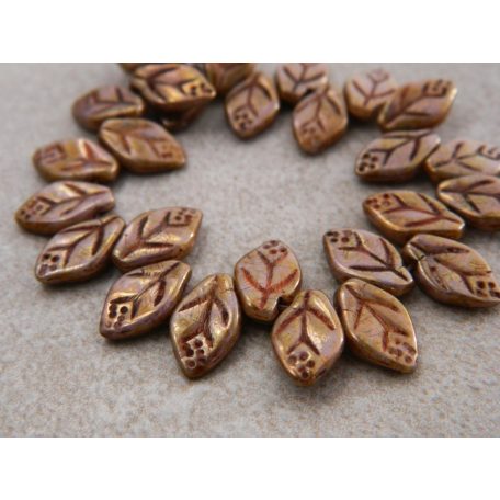 Czech leaf bead - 12*7 mm