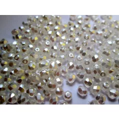 Czech fire polished beads - 4 mm