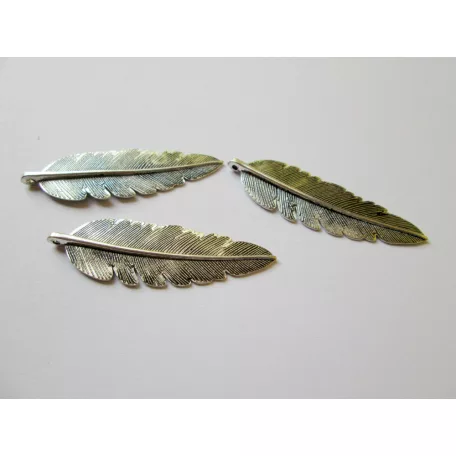 Toll medál - 56x18 mm - antik ezüst
