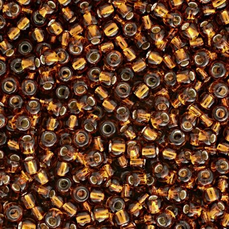 Toho 11/0 - #34 - Smoky Topaz Silver Lined  - 10 gr