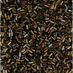 Toho Bugle 3 mm - Metallic Brown Iris - #83