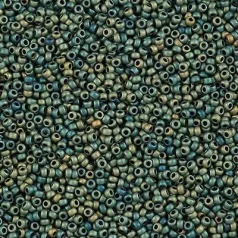 Miyuki 15/0 - #2008 - Matte Metallic Patina Iris  - 5 gr