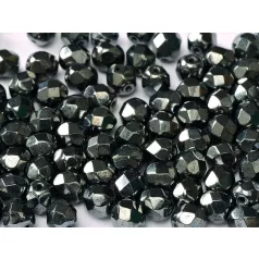 Czech fire polished beads - 4 mm