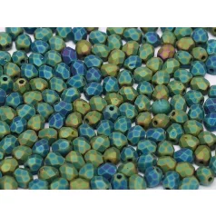 Czech fire polished beads - 4 mm