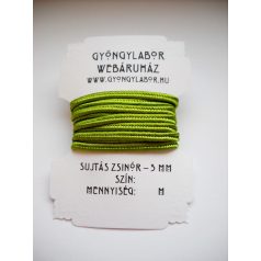 Soutache braid - 3 mm - glossy - spinach green  (#28)