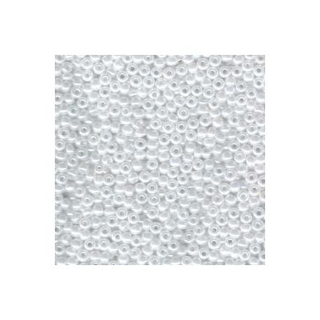 Toho 15/0 - #121 - Opaque Lustered White  - 5 gr