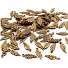 Charm - feather - réz - 20*6 mm