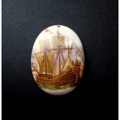 Porcelain cameo - 40x30 mm 