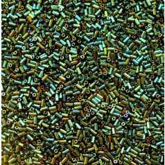Toho 3 mm szalma - Metallic Green Iris - #84 - 10 gr